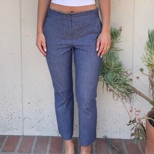 J.crew denim color slacks sz s